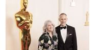 Enter caption Maggie Baird and Patrick O'Connell at the 96th Academy Awards (Image via Getty/Rodin Eckenroth)